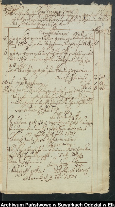 image.from.unit.number "1. Sachen betreffend die Kleinen Reparaturen an der Kirche ind den Kirchengebäden vom Jahre 1801. 2. Kirchen Bau Sachen wegen Reparatur des Kirchendachs vom Jahre 1804. 3. Bau sachen wegen des Pfarrer Widdem im Jahre 1806"