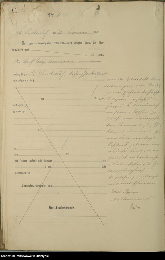 image.from.unit.number "Sterbe-Haupt-Register Nr 1 - 47"