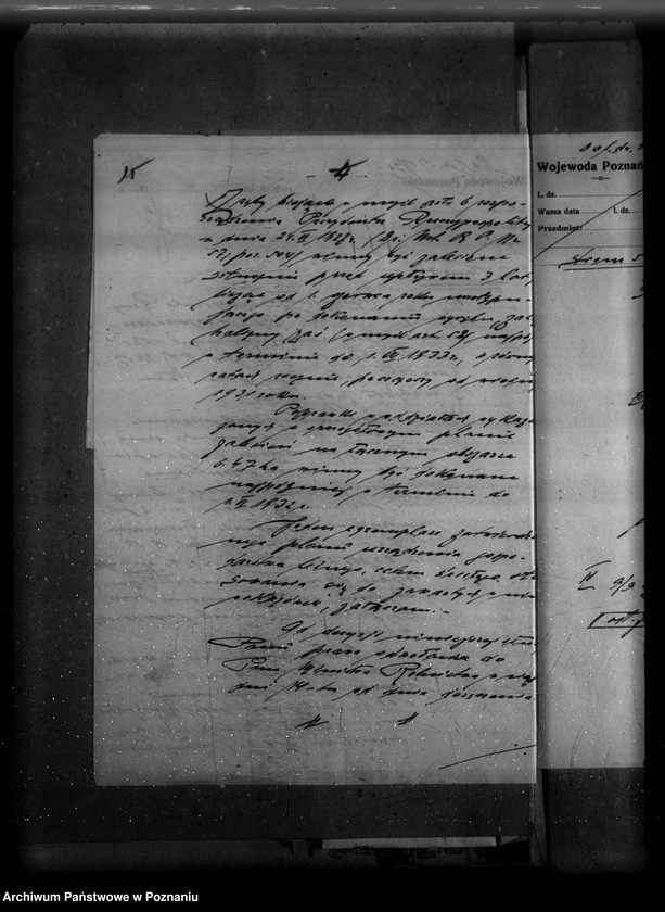 Obraz 20 z jednostki "Majętność /leśna/ Wieszkowo powiat kościański"