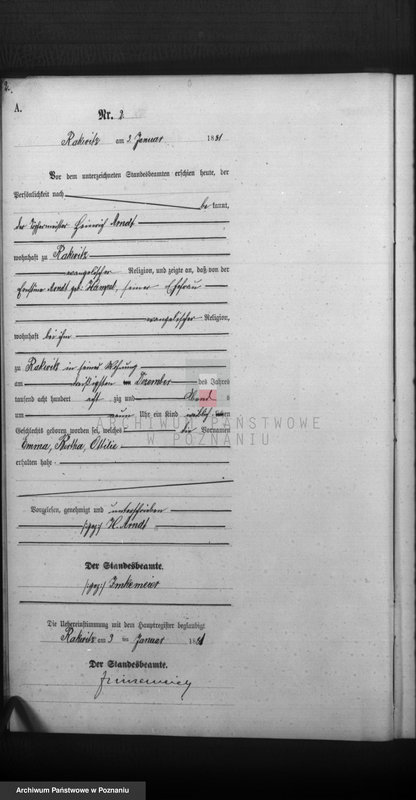 Obraz z jednostki "Księga urodzeń"