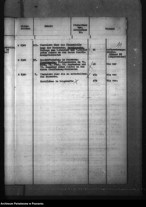 Obraz 15 z jednostki "Aktenverzeichnis (Reichsbauamt Trier)"