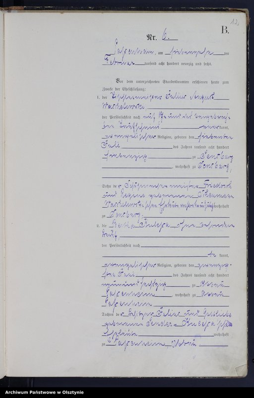 image.from.unit.number "Heiraths-Haupt-Register Nr 1 - 22"