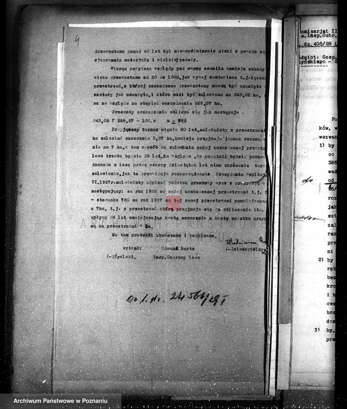 Obraz 9 z jednostki "Nadzór nad gospodarką leśną w lasach majętności Stajkowo powiecie czarnkowskim"