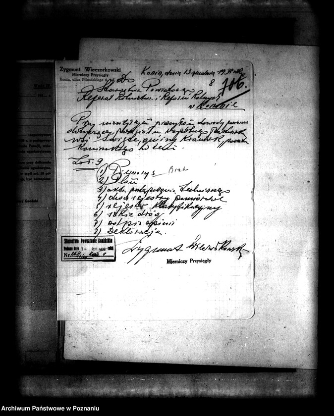 Obraz 12 z jednostki "Akta techniczne dotyczące podziału wspólnego pastwiska wsi Święte powiatu konińskiego"