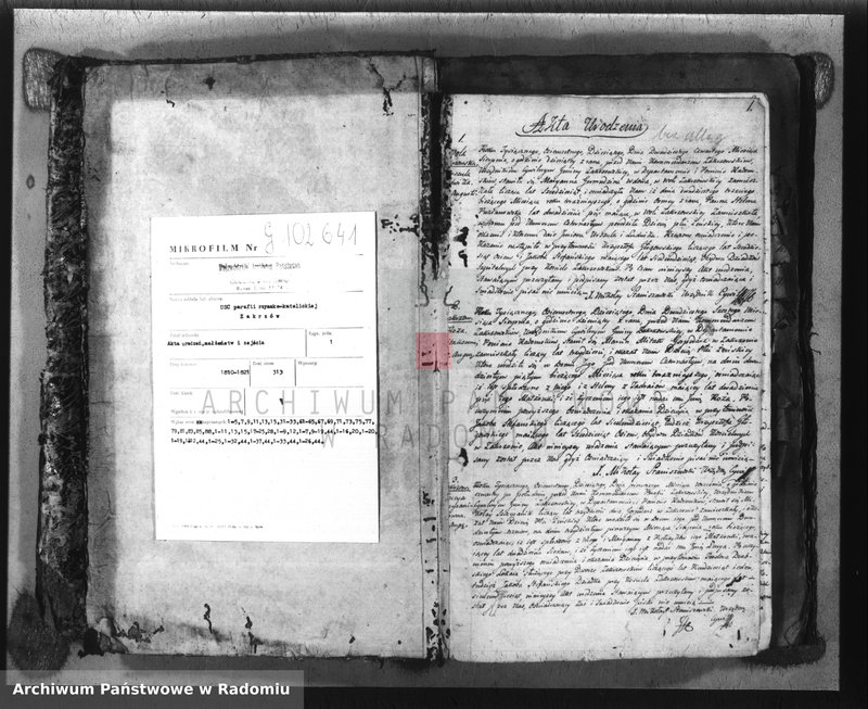 image.from.unit.number "Duplikat parafii Zakrzów z r. 1810-1821"