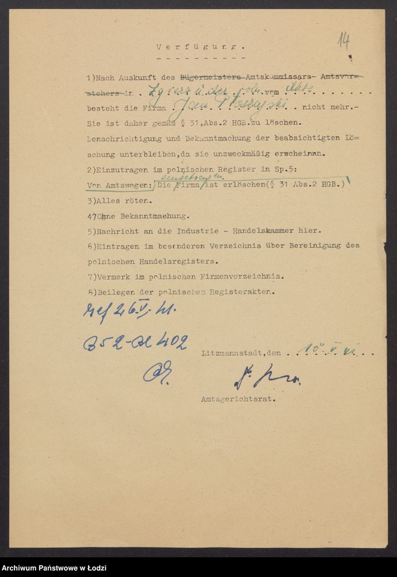 Obraz 16 z jednostki "Jan Płoszajski- sklep rzeźniczy"