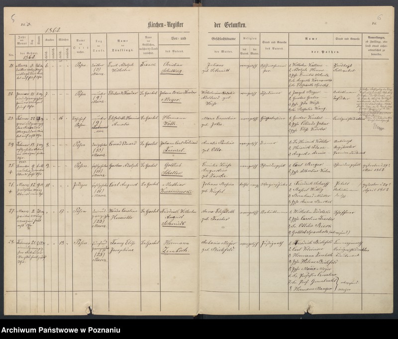 Obraz 6 z jednostki "Duplikat der Tauf, Trau und Sterberegister"