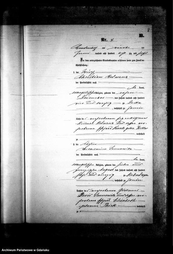 image.from.unit.number "Księga małżeństw"