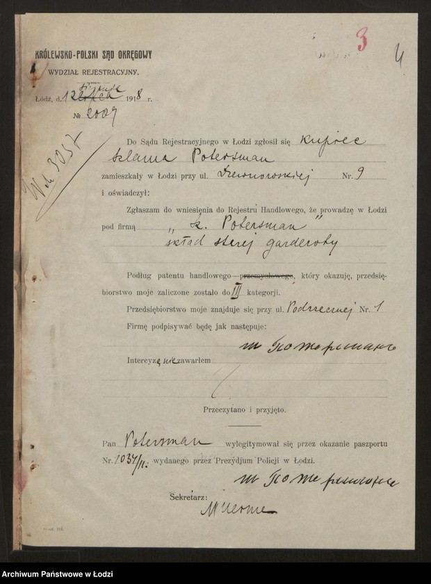 Obraz 6 z jednostki "Szlama Potersman- skład starej garderoby"