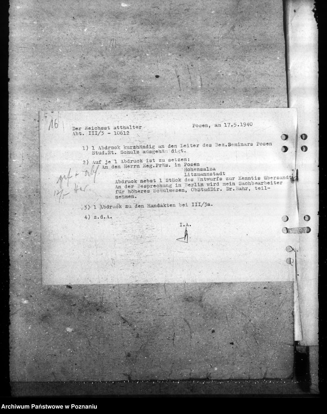 Obraz 20 z jednostki "Pädagogische Prüfung der Studienreferendare"