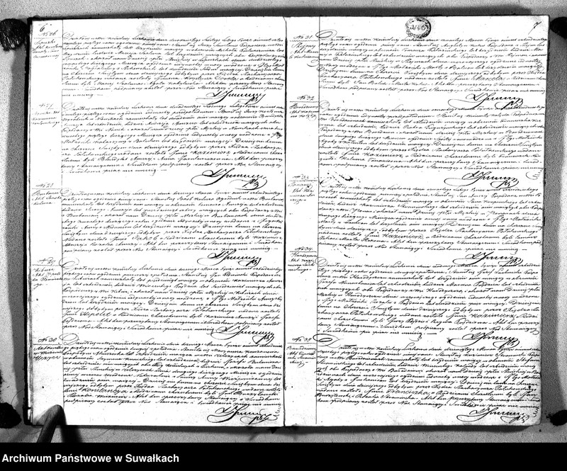 image.from.unit.number "Księga Duplikat Aktów Urodzenia, Zaślubienia i Zeyscia Parafii Liszkowskiey za rok 1845"