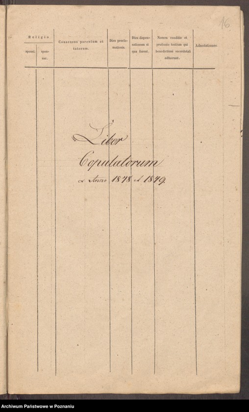 Obraz 11 z jednostki "Liber baptisatorum, copulatorum et mortuorum"