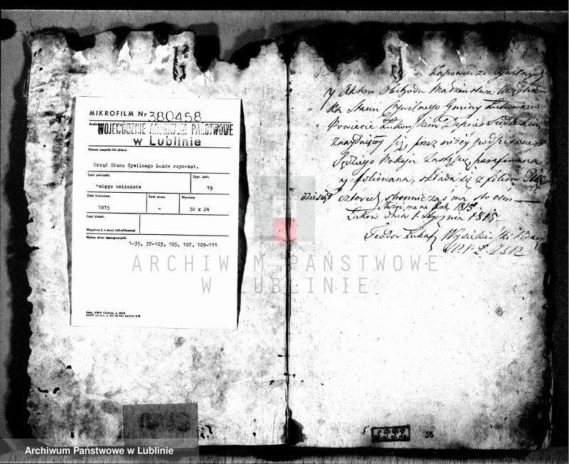 image.from.unit.number "Księga zapowiedzi i małżeństw"