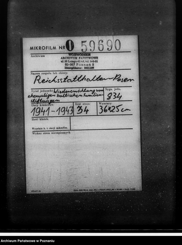 Obraz 2 z jednostki "Wiedererrichtung von ehemaligen baltischen Familienstiftungen"