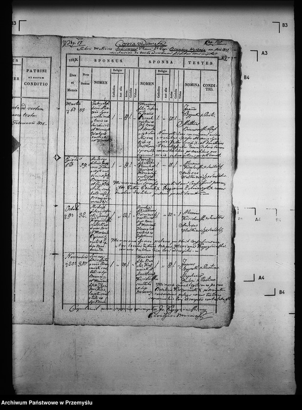Obraz 16 z jednostki "[Kopie ksiąg metrykalnych parafii Brunary Wyżne z filiami Brunary Niżne, Czarna, Jaszkowa (dekanat Grybów)]"