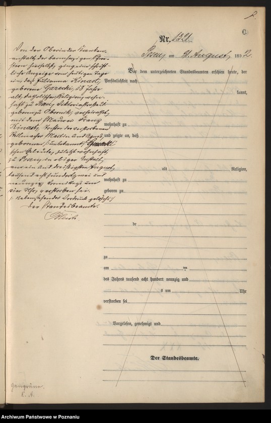 Obraz 10 z jednostki "Księga zgonów t. IV"