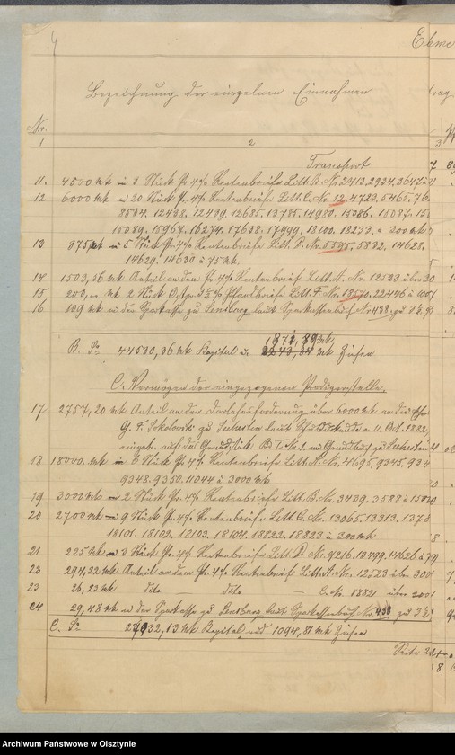 image.from.unit.number "Veranschlag der Kirchenkasse zu Seehesten"