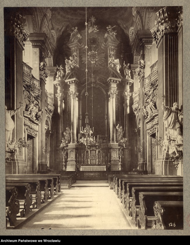 Obraz 5 z kolekcji "Kościół św. Macieja (Matthiaskirche) we Wrocławiu w latach 1890-1930 w zbiorze ikonograficznym Archiwum Państwowego we Wrocławiu"