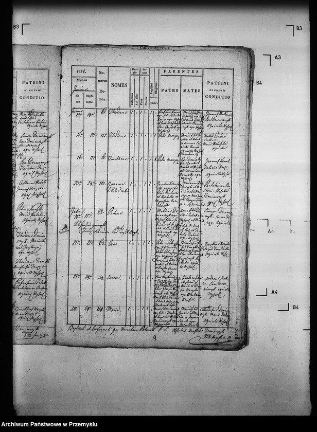 Obraz 12 z jednostki "[Kopie ksiąg metrykalnych parafii Wysowa z filią Blechnarka (dekanat Gorlice)]"