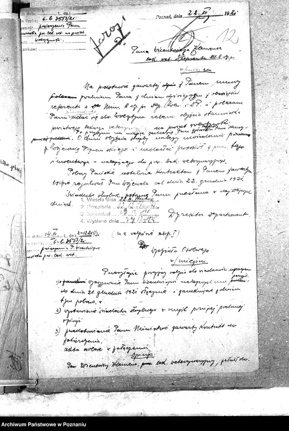 Obraz 18 z jednostki "Pow. lekarz Weterynaryjny Wolsztyn"