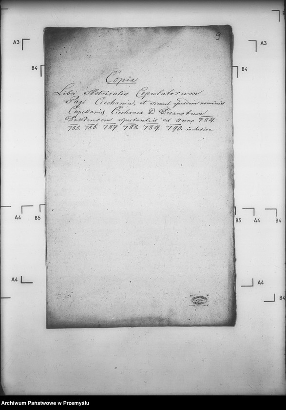 image.from.unit.number "[Kopie ksiąg metrykalnych parafii Ciechania z filiami Żydowskie i Huta Polańska (dekanat Dukla)]"