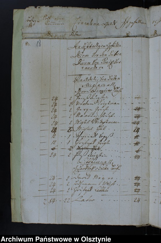 image.from.unit.number "Jahr Kirchen Rechnung der Waltersdorfschen Kirche aller Einnahme und Ausgabe wie auch Bau-Rechnung"