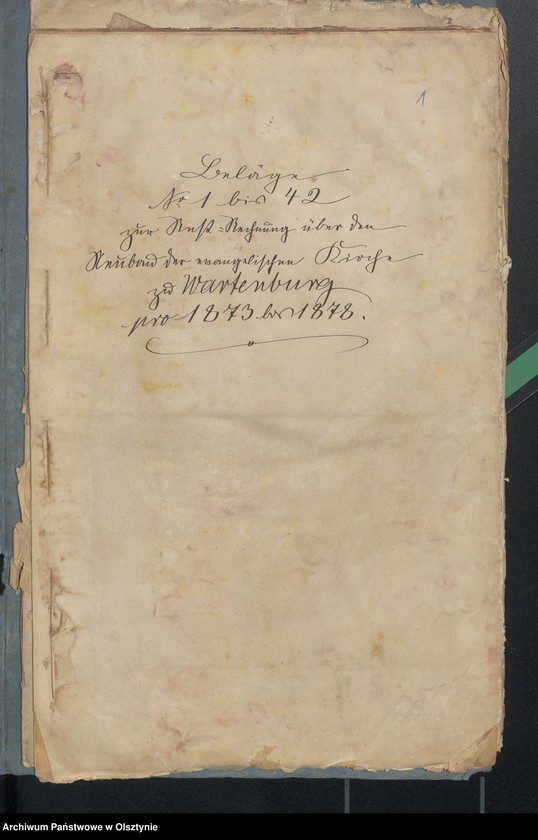 image.from.unit.number "Beläge zur Rechnung über die evangelischen Kirche zu Wartenburg"