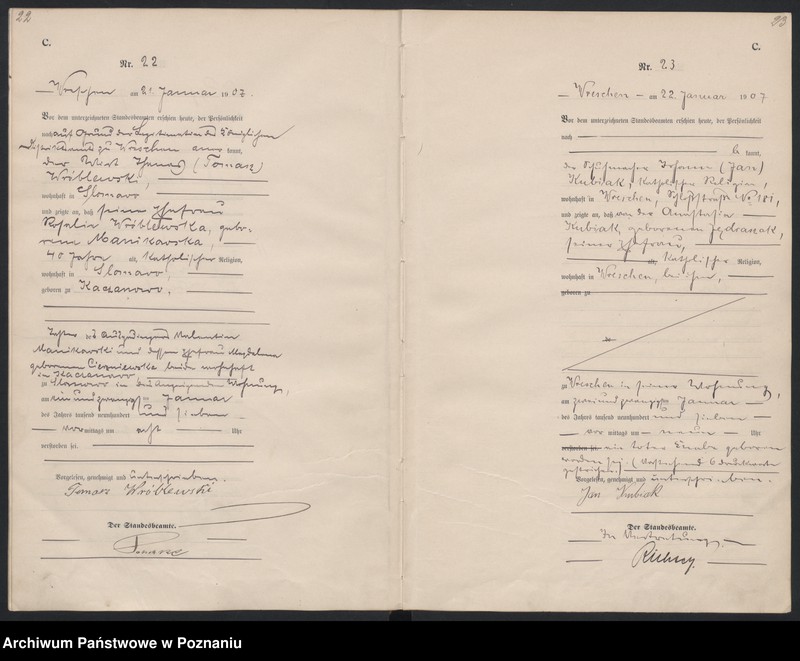Obraz 14 z jednostki "Sterbe-Haupt-Register"