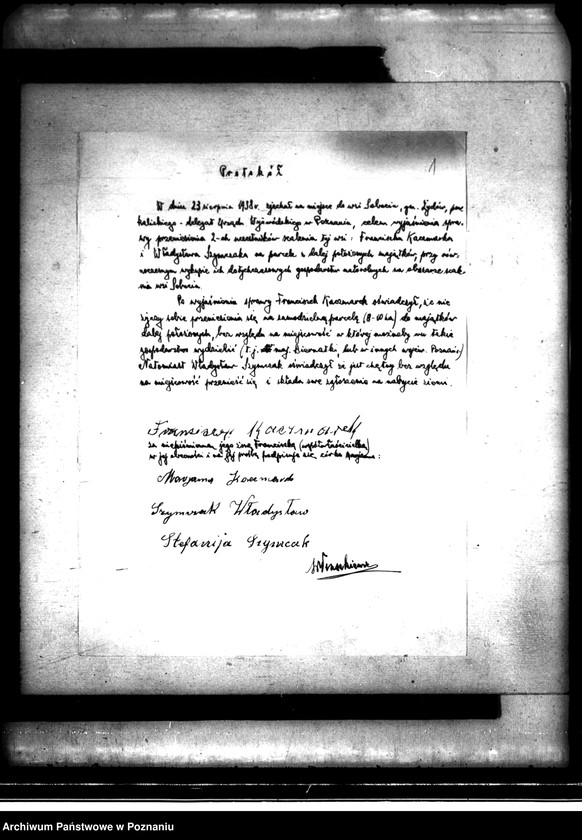 Obraz 5 z jednostki "Opłaty należności za scalenie gruntów wsi Popów, Szczytniki, Kolonia Szczytniki, Korzekwin, Kuczawola, Marcjanów, gminy Iwanowice powiatu kaliskiego"