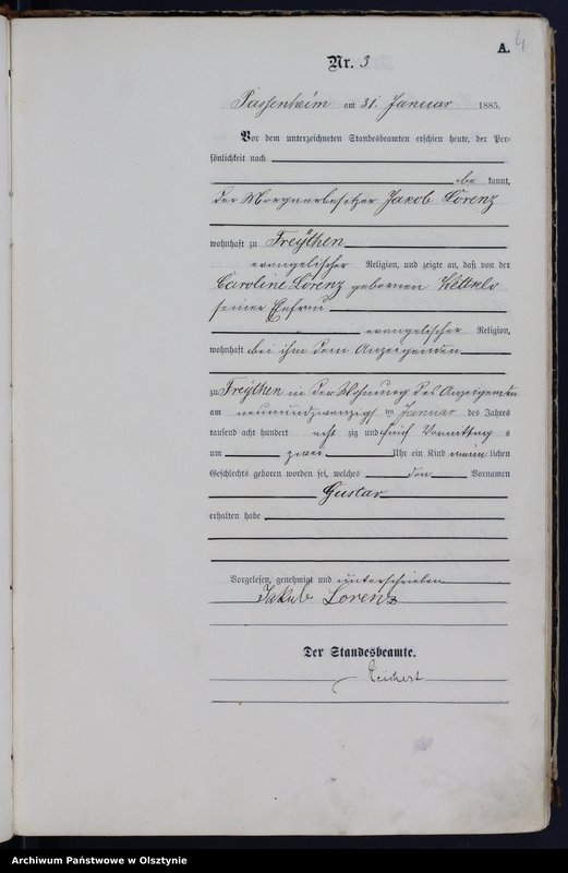 image.from.unit.number "Geburts-Haupt-Register Nr 1 - 90"