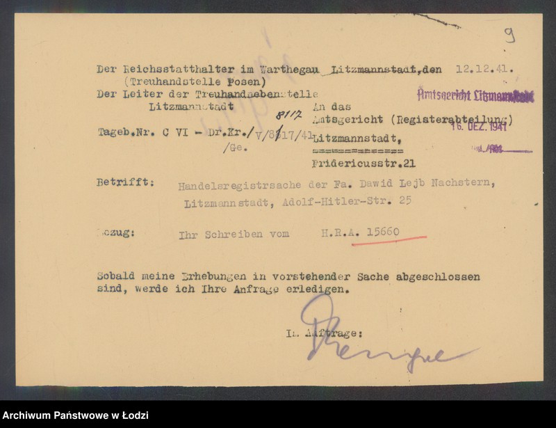 Obraz 11 z jednostki "Dawid Lajb Nachsztern- wyrób kapeluszy"