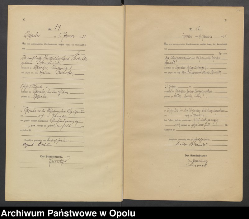 Obraz 10 z jednostki "[Rejestr zgonów] 1925 Tom I Nr 1-449"