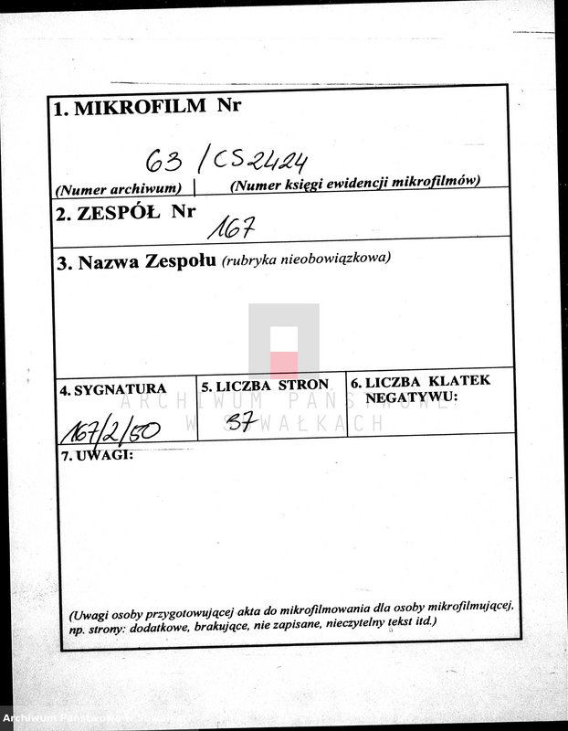 image.from.unit.number "[Dokumenty do akt małżeństw wyznania rzymskokatolickiego parafii w Wigrach]"