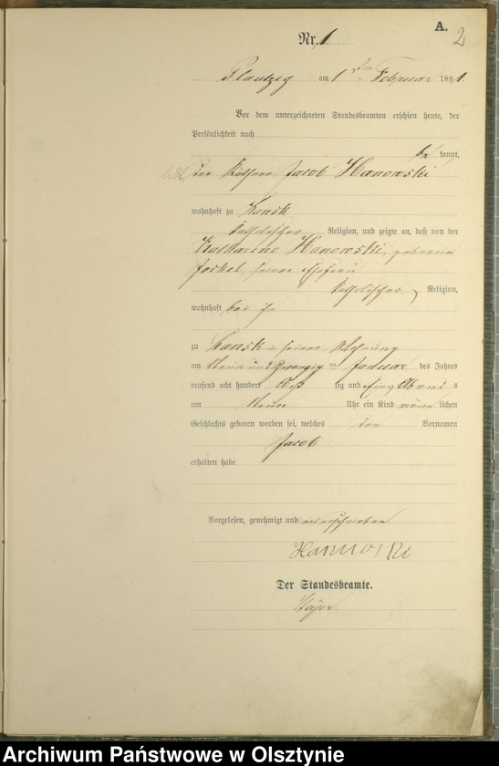 image.from.unit.number "Geburts-Haupt-Register Nr 1 - 22"