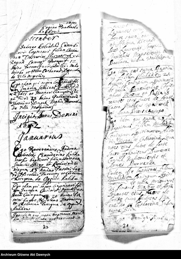 image.from.unit.number "Parafia: Kulików. Dekanat: Żółkiew. Akta ochrzczonych w parafii Kulików*."