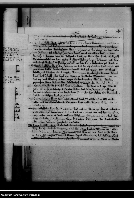 Obraz 10 z jednostki "Geschichtsblätter der Familie Knab, numery: 14 z 1926 roku, 19 i 20 z 1931 roku, 23 z 1934 roku i 26 z 1937 roku"