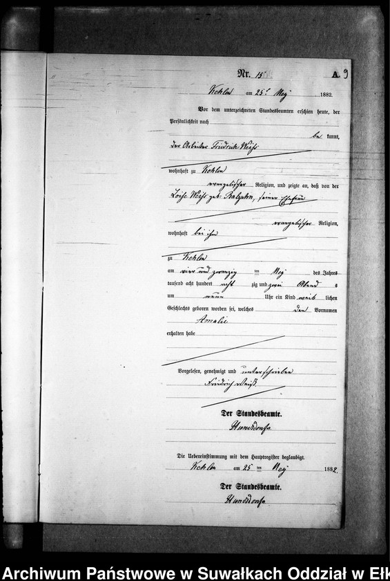 image.from.unit.number "Geburts-Neben-Register des Preussischen Standes-Amtes Kehlen Kreis Angerburg"