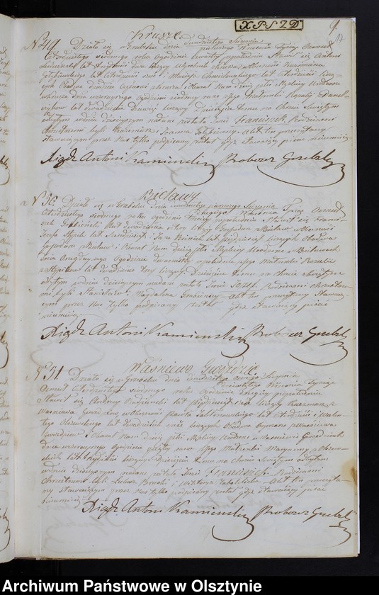 image.from.unit.number "Duplikat Aktów Urodzenia, Zaślubień, Zeyścia za Rok 1847 z Parafii Grzebskiey"