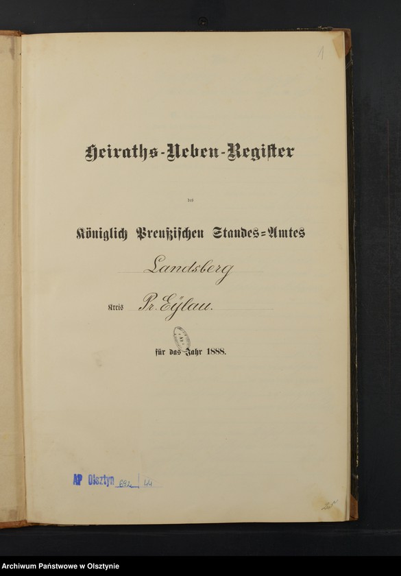 image.from.unit.number "Heiraths-Neben-Register Nr 1 - 20"