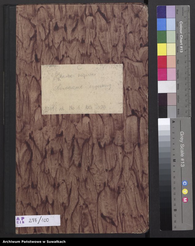 image.from.unit.number "[Sterbe-Neben-Register des Preussischen Standes-Amtes Angerburg Kreis Angerburg]"