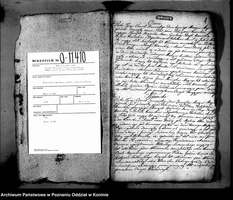 Obraz 3 z jednostki "Akta urodzonych"