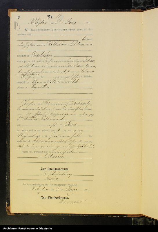 image.from.unit.number "Sterbe-Neben-Register Nr 1 - 27"