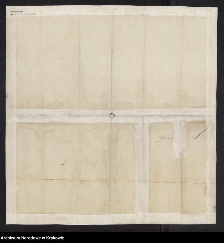 image.from.unit.number "Mappe der Stadt Dobromil vor dem Brande mit ihrer Eingränzung und dermaligen Bestize"