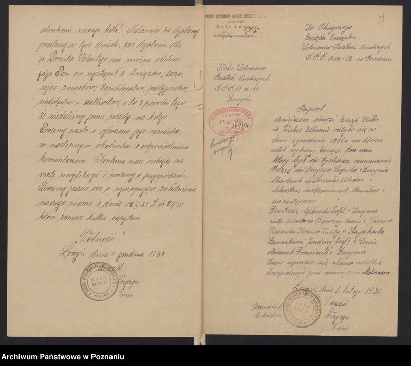 Obraz 9 z jednostki "Łowyń, powiat Międzychód - akta koła."