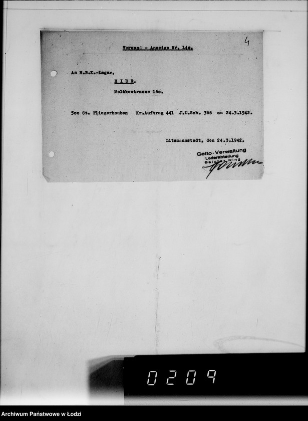 Obraz 8 z jednostki "441 Fliegerhauben Winter. Auslieferung"