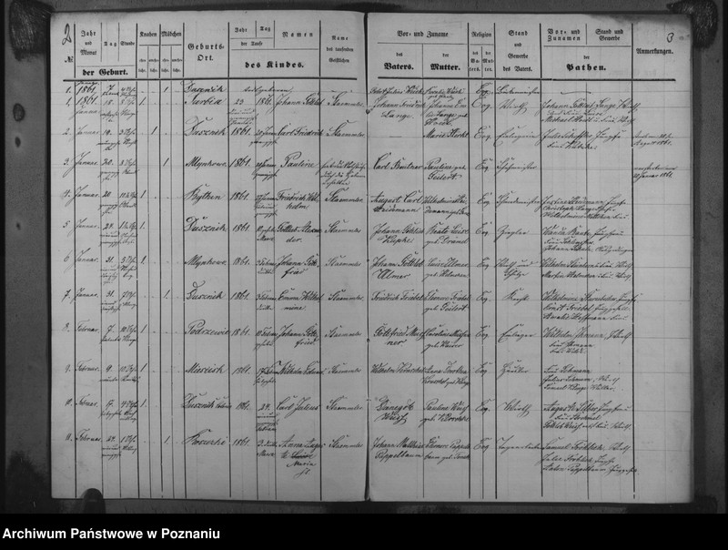 Obraz 4 z jednostki "Tauf- Trau- Sterbe- Register"