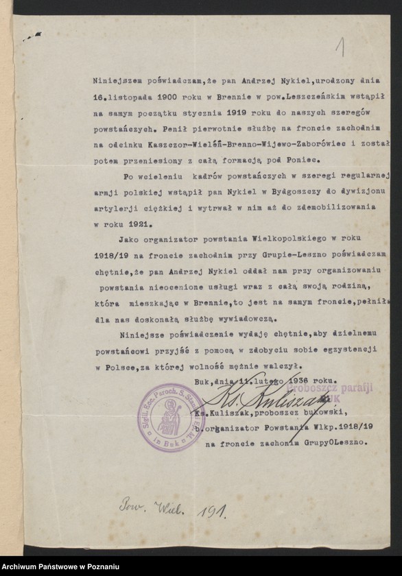 Obraz 3 z jednostki "Brenno, powiat Leszno - akta koła."