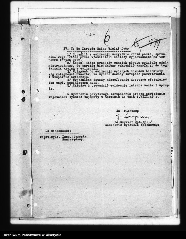 image.from.unit.number "Zarządzenia polustracyjne wydz. Wojskowych"