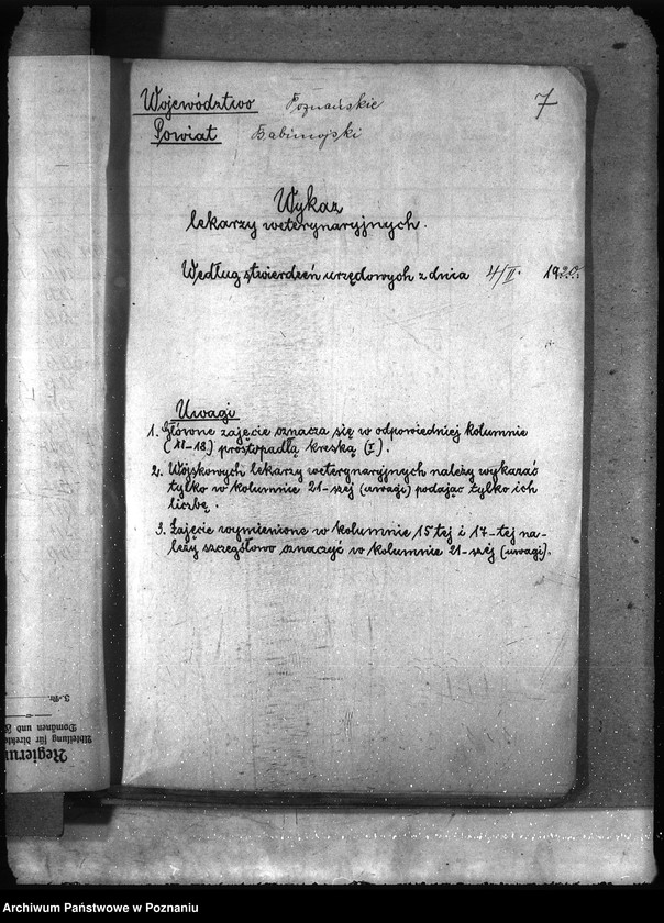 Obraz 12 z jednostki "Lekarze weterynaryjni spis"