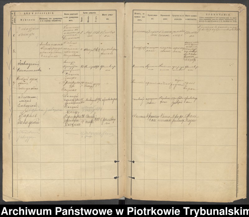 Obraz 12 z jednostki "[Księga ludności stałej wsi: Folwarki, Podborowe, Podcerkowizna, Klekowiec, Sucha Wieś]"